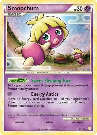 Smoochum (30/123) [HeartGold & SoulSilver: Base Set] Pokémon