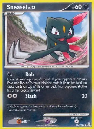 Sneasel (120/146) [Diamond & Pearl: Legends Awakened] Pokémon