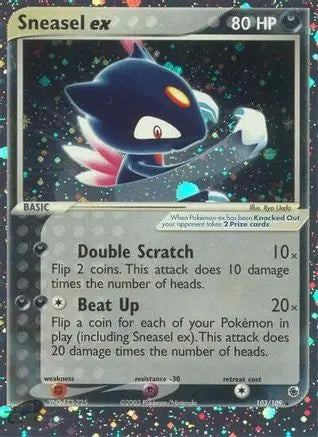 Sneasel ex (103/109) [EX: Ruby & Sapphire] Pokémon