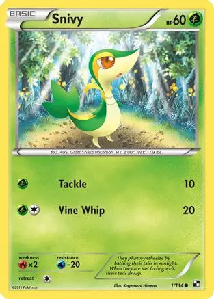 Snivy (1/114) [Black & White: Base Set] Pokémon