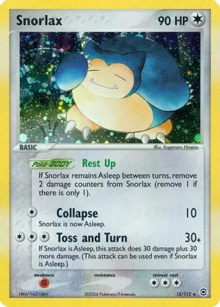 Snorlax (15/112) [EX: FireRed & LeafGreen] Pokémon