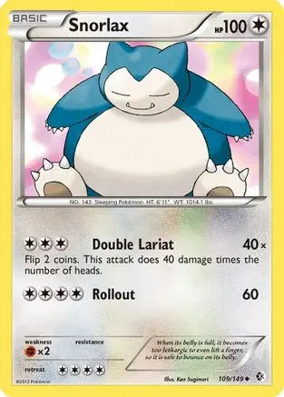 Snorlax (109/149) [Black & White: Boundaries Crossed] Pokémon