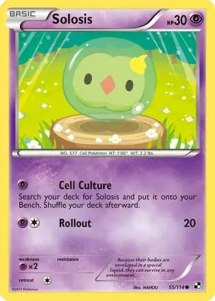 Solosis (55/114) [Black & White: Base Set] Pokémon