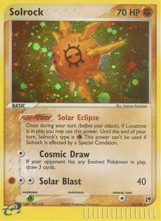 Solrock (13/100) [EX: Sandstorm] Pokémon