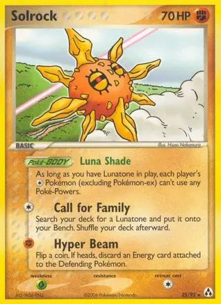 Solrock (25/92) (Stamped) [EX: Legend Maker] Pokémon