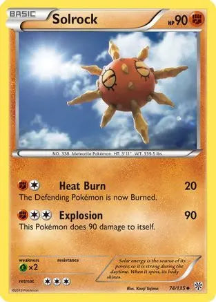 Solrock (74/135) [Black & White: Plasma Storm] Pokémon