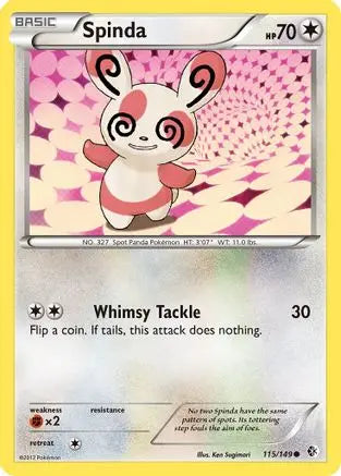 Spinda (115/149) [Black & White: Boundaries Crossed] Pokémon