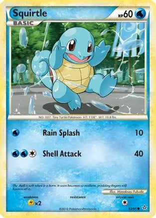 Squirtle (63/95) [HeartGold & SoulSilver: Unleashed] Pokémon