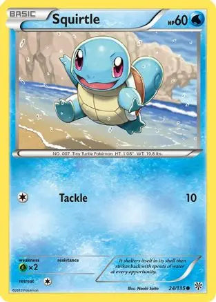 Squirtle (24/135) [Black & White: Plasma Storm] Pokémon