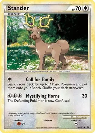 Stantler (64/95) [HeartGold & SoulSilver: Unleashed] Pokémon