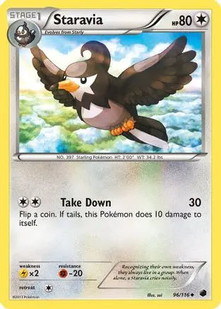 Staravia (96/116) [Black & White: Plasma Freeze] Pokémon