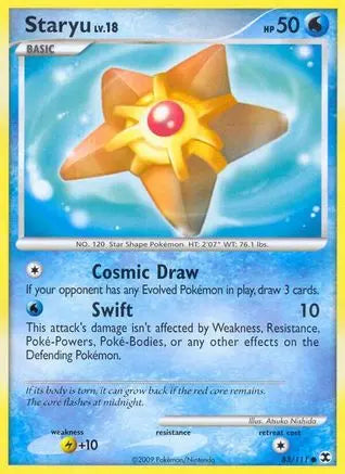 Staryu (83/111) [Platinum: Rising Rivals] Pokémon