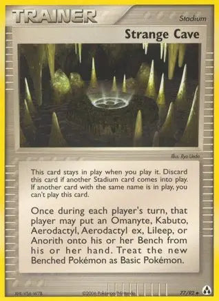 Strange Cave (77/92) (Stamped) [EX: Legend Maker] Pokémon
