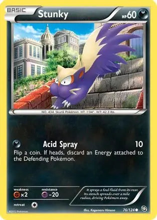 Stunky (76/124) [Black & White: Dragons Exalted] Pokémon