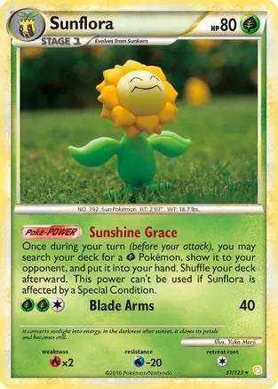 Sunflora (31/123) [HeartGold & SoulSilver: Base Set] Pokémon