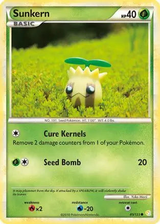 Sunkern (85/123) [HeartGold & SoulSilver: Base Set] Pokémon