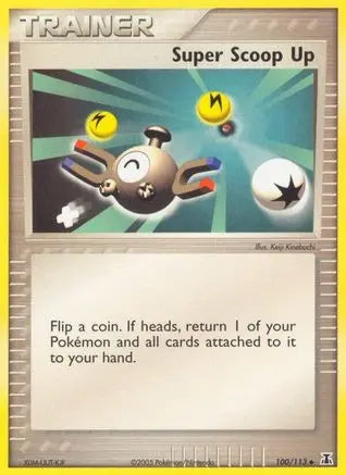 Super Scoop Up (100/113) (Stamped) [EX: Delta Species] Pokémon