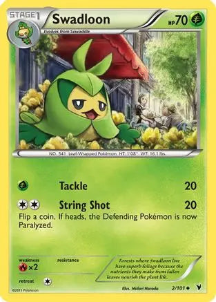 Swadloon (2/101) [Black & White: Noble Victories] Pokémon