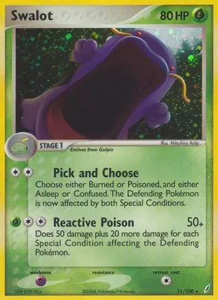 Swalot (11/100) [EX: Crystal Guardians] Pokémon