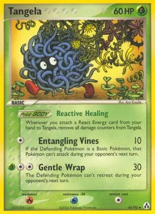 Tangela (44/92) (Stamped) [EX: Legend Maker] Pokémon