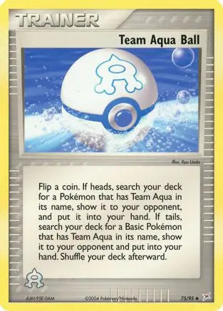 Team Aqua Ball (75/95) [EX: Team Magma vs Team Aqua] Pokémon