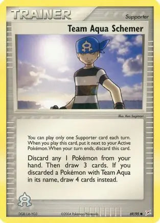 Team Aqua Schemer (69/95) [EX: Team Magma vs Team Aqua] Pokémon