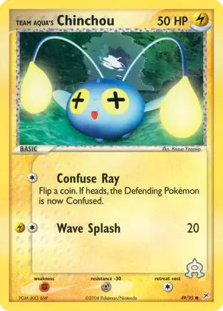Team Aqua's Chinchou (49/95) [EX: Team Magma vs Team Aqua] Pokémon