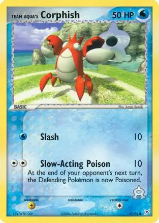 Team Aqua's Corphish (51/95) [EX: Team Magma vs Team Aqua] Pokémon