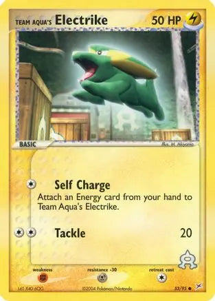Team Aqua's Electrike (53/95) [EX: Team Magma vs Team Aqua] Pokémon