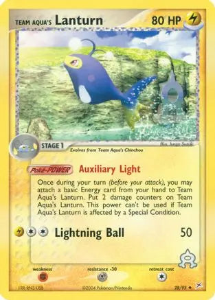 Team Aqua's Lanturn (28/95) [EX: Team Magma vs Team Aqua] Pokémon