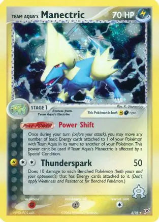 Team Aqua's Manectric (4/95) [EX: Team Magma vs Team Aqua] Pokémon