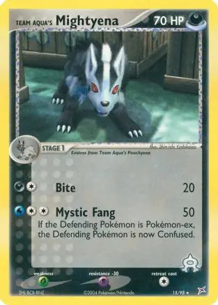 Team Aqua's Mightyena (15/95) [EX: Team Magma vs Team Aqua] Pokémon