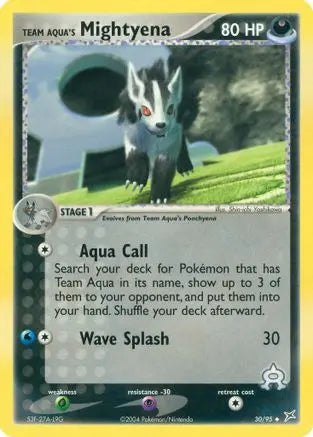 Team Aqua's Mightyena (30/95) [EX: Team Magma vs Team Aqua] Pokémon