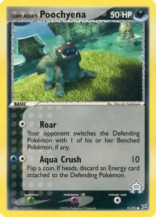 Team Aqua's Poochyena (55/95) [EX: Team Magma vs Team Aqua] Pokémon