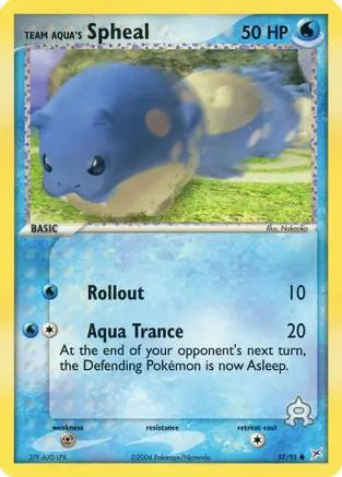 Team Aqua's Spheal (57/95) [EX: Team Magma vs Team Aqua] Pokémon