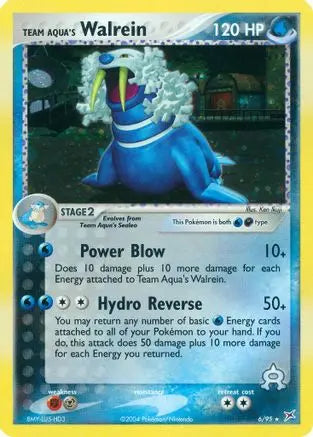 Team Aqua's Walrein (6/95) [EX: Team Magma vs Team Aqua] Pokémon