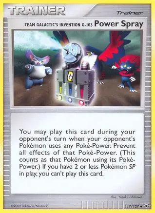 Team Galactic's Invention G-103 Power Spray (117/127) [Platinum: Base Set] Pokémon