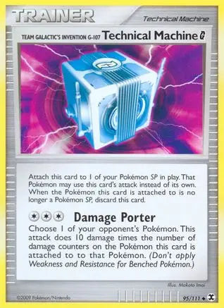Team Galactic's Invention G-107 Technical Machine (95/111) [Platinum: Rising Rivals] Pokémon