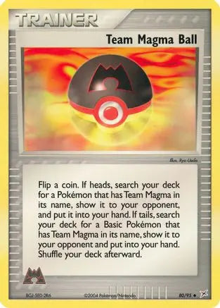 Team Magma Ball (80/95) [EX: Team Magma vs Team Aqua] Pokémon