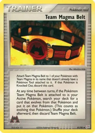 Team Magma Belt (81/95) [EX: Team Magma vs Team Aqua] Pokémon