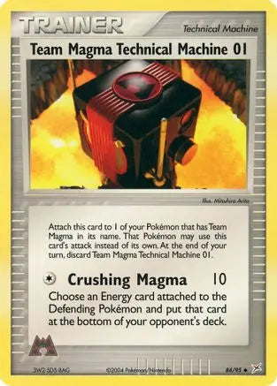Team Magma Technical Machine 01 (84/95) [EX: Team Magma vs Team Aqua] Pokémon