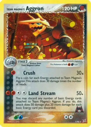 Team Magma's Aggron (7/95) [EX: Team Magma vs Team Aqua] Pokémon