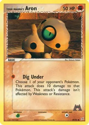 Team Magma's Aron (59/95) [EX: Team Magma vs Team Aqua] Pokémon