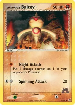 Team Magma's Baltoy (61/95) [EX: Team Magma vs Team Aqua] Pokémon