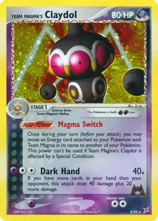 Team Magma's Claydol (8/95) [EX: Team Magma vs Team Aqua] Pokémon