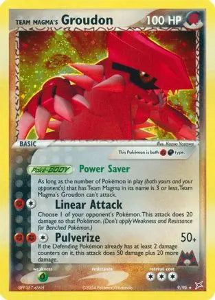 Team Magma's Groudon (9/95) [EX: Team Magma vs Team Aqua] Pokémon