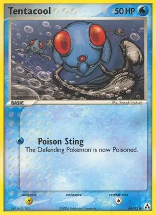 Tentacool (66/92) (Stamped) [EX: Legend Maker] Pokémon