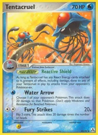Tentacruel (45/92) (Stamped) [EX: Legend Maker] Pokémon