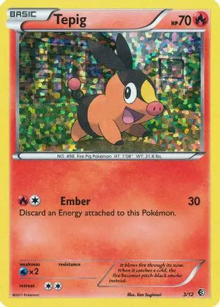 Tepig (3/12) [McDonald's Promos: 2011 Collection] Pokémon