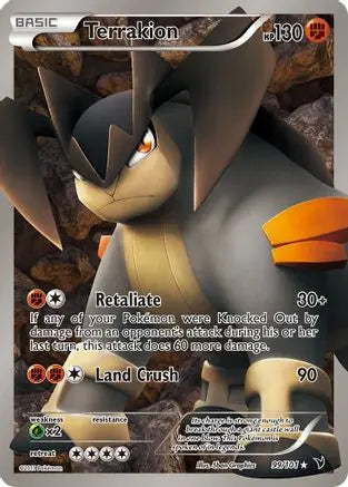 Terrakion (99/101) [Black & White: Noble Victories] Pokémon